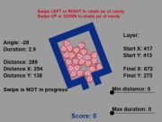 Joc Candy shake shake gravity puzzle on-line