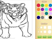 Joc Cartea de colorat tigru on-line