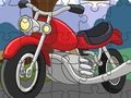Joc Cartoon Motocicleta Jigsaw  on-line