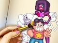 Joc Steven Universe: Carte de colorat  on-line