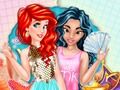 Joc Schimb de garderobă Jasmine și Ariel  on-line