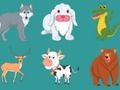Joc Învață jocul cu animale  on-line