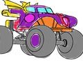 Joc Carte de colorat Monster Truck  on-line