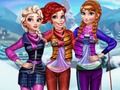 Joc Fetele de moda de iarna  on-line