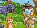 Joc Puzzle exploratorii junglei  on-line