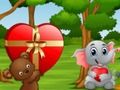 Joc Sweet Valentine Animale de companie Jigsaw  on-line