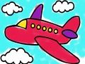 Joc Cartea de colorat a avionului  on-line