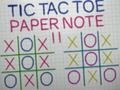 Joc Tic Tac Toe Paper Notă II  on-line