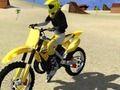 Joc Racing Moto: Simulator de sărituri pe plajă  on-line