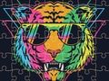 Joc Jigsaw animal retro  on-line