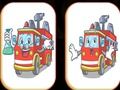 Joc Memorie camion de pompieri  on-line