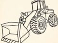 Joc Construcție camioane de colorat  on-line
