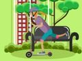Joc Scooter electric plimbă puzzle  on-line