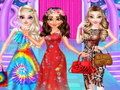 Joc Prințese diferite stil vestimentar moda  on-line