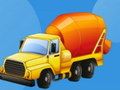 Joc Jigsaw cu camioane de desene animate  on-line