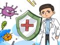 Joc Împotriva diapozitivului Coronavirus  on-line
