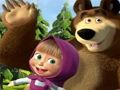Joc Masha and the Bear Spot Diferența  on-line