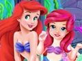 Joc Baby Ariel tratând frigul  on-line