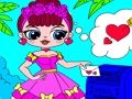Joc Popsy Surprise Ziua Îndrăgostiților de colorat  on-line
