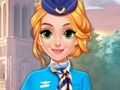 Joc Makeover Blonde Princess Cabin Crew on-line