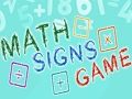 Joc Jocul Semne Matematice  on-line