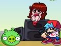 Joc Vineri seara Funkin 'vs PIG de la Angry Birds on-line Joc Vineri seara Funkin 'vs PIG de la Angry Birds on-line