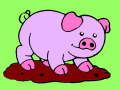 Joc Carte de colorat cu desene animate pentru animale pentru copii  on-line