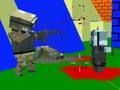 Joc Trage cu Zombie Blocky Gun Warfare  on-line