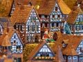 Joc Jigsaw Case din lemn  on-line