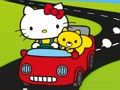 Joc Hello Kitty Car Jigsaw on-line