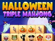 Joc Mahjong triplu de Halloween  on-line