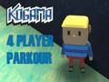 Joc Parkour Kogama pentru 4 jucători  on-line