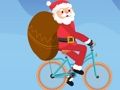 Joc Provocare cu bicicletă Santa Wheelie  on-line