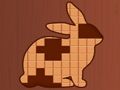 Joc Puzzle cu blocuri de lemn  on-line