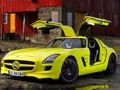 Joc Mercedes-Benz SLS E-Cell Puzzle on-line