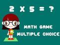 Joc Joc de matematică cu alegere multiplă  on-line