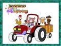 Joc Planse de colorat tractor  on-line