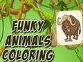 Joc Colorat animale funky  on-line