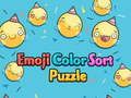 Joc Puzzle de sortare a culorilor emoji  on-line