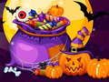 Joc Puzzle-uri de Halloween la Casa Vrăjitoarei  on-line