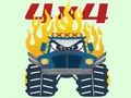 Joc Planse de colorat Monster Trucks  on-line