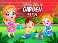 Joc Baby Hazel. Petrecere în grădină  on-line