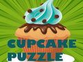 Joc Puzzle cu cupcake  on-line