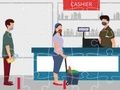 Joc Jigsaw de distanțare socială  on-line