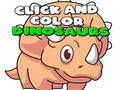 Joc Faceți clic pe Și Colorați Dinozaurii  on-line