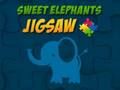 Joc Jigsaw elefanți dulci  on-line