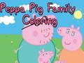 Joc Cartea de colorat pentru familia Peppa Pig  on-line