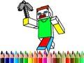 Joc Înapoi la școală: Colorat Minecraft  on-line
