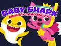 Joc Potrivire carduri de memorie Baby Shark  on-line