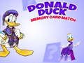 Joc Se potrivește cardul de memorie Donald Duck  on-line
